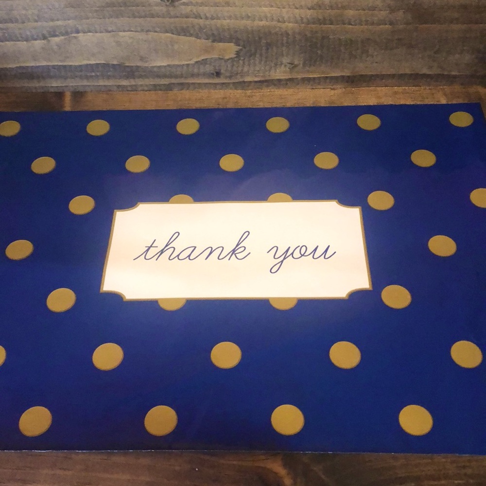 Blue and gold Poly shipping bags 10x13